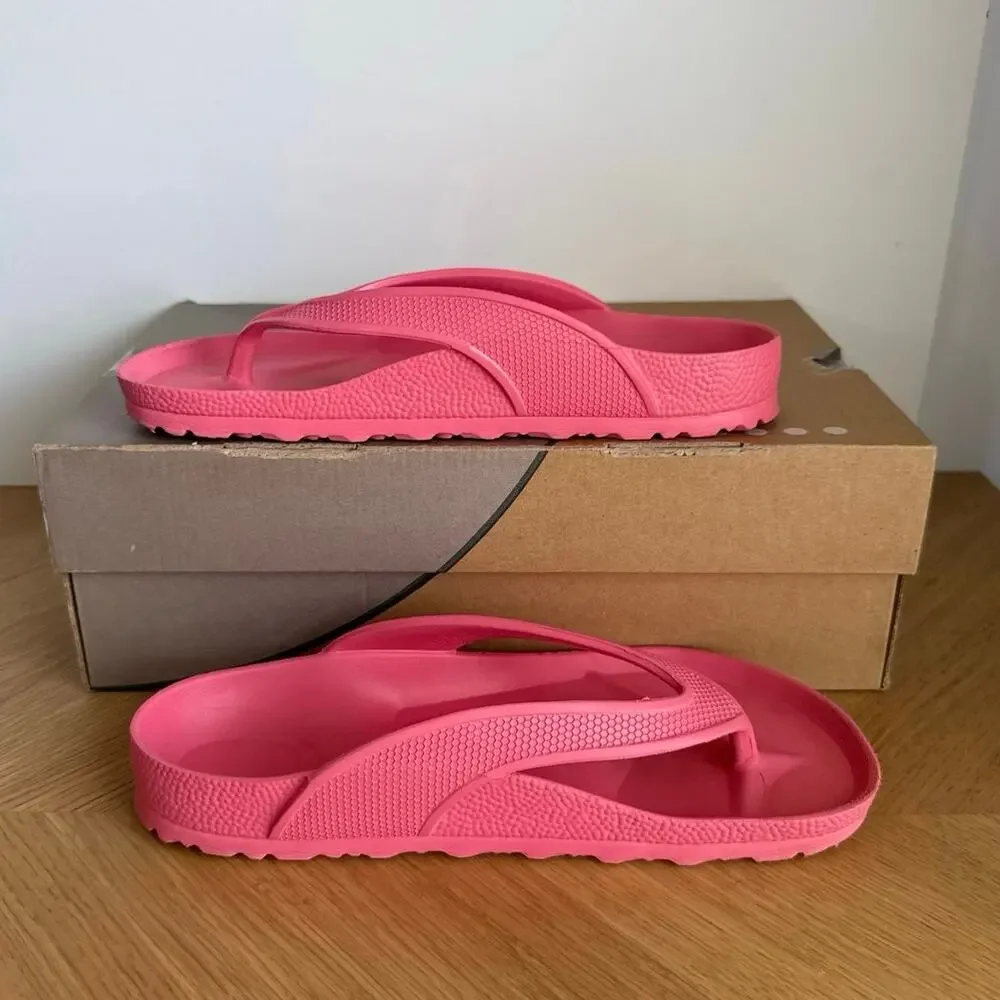 Birkenstock Honolulu Eva Pink Slip On Sandals- SZ Men 5- Women 7